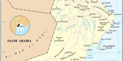 Omani નકશો